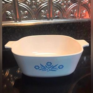 Corning Ware Blue Cornflower Casserole Dish